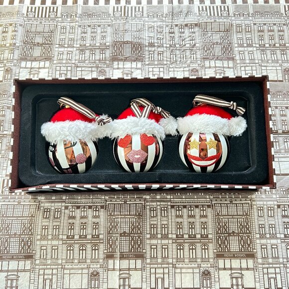 Henri Bendel Trio Ornament Set – NWT